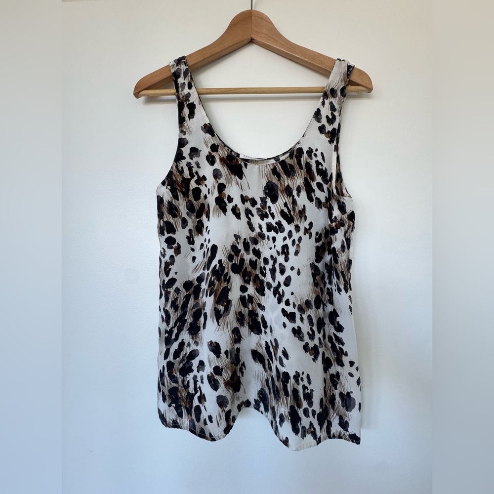Equipment Femme Leopard Cami- 100% Silk